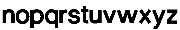 Fiction Bold Font LOWERCASE