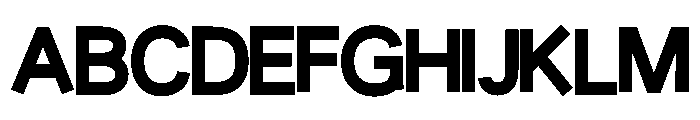 Fiction ExtraBold Font UPPERCASE