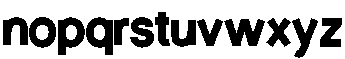 Fiction ExtraBold Font LOWERCASE