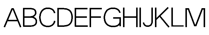 Fiction Light Font UPPERCASE