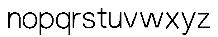 Fiction Light Font LOWERCASE