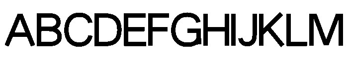 Fiction Medium Font UPPERCASE