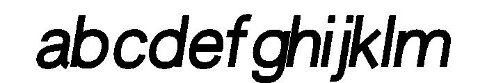 Fiction MediumOblique FONT