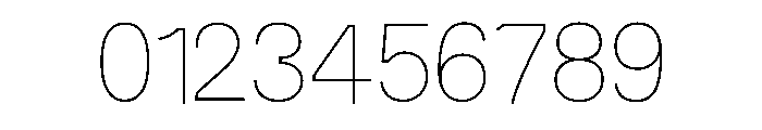 Fiction Thin Font OTHER CHARS
