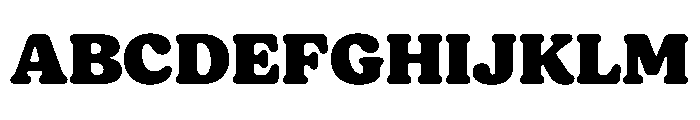 Fields BigUltra Font UPPERCASE