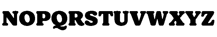 Fields BigUltra Font UPPERCASE