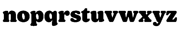 Fields BigUltra Font LOWERCASE