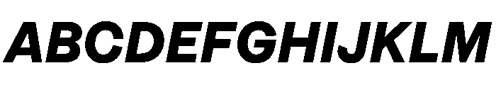 FigGrotesk BlackItalic Font UPPERCASE