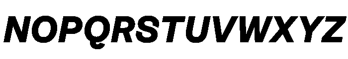 FigGrotesk BlackItalic Font UPPERCASE