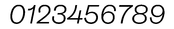 FigGrotesk BookItalic Font OTHER CHARS