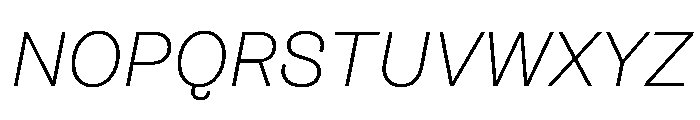 FigGrotesk LightItalic Font UPPERCASE