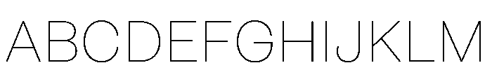 FigGrotesk Thin Font UPPERCASE