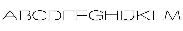 Figiel Light Instance Font UPPERCASE