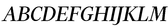 FinancierDisplayVF Italic Font UPPERCASE