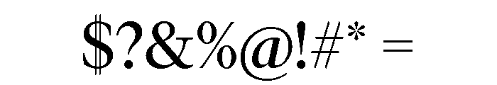 FinancierDisplayVF Roman Font OTHER CHARS