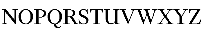 FinancierDisplayVF Roman Font UPPERCASE