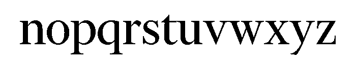 FinancierDisplayVF Roman Font LOWERCASE