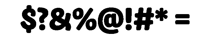 FinlaySans Black Font OTHER CHARS