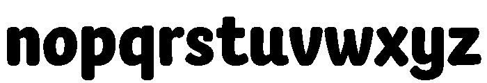 FinlaySans Black Font LOWERCASE
