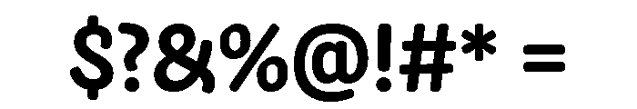 FinlaySans Bold Font OTHER CHARS