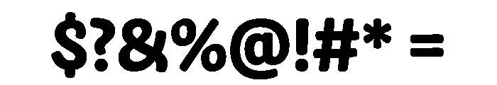 FinlaySans ExtraBold Font OTHER CHARS