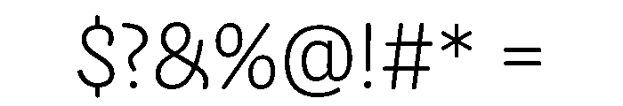 FinlaySans Light Font OTHER CHARS