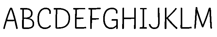 FinlaySans Light Font UPPERCASE