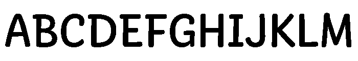 FinlaySans Medium Font UPPERCASE