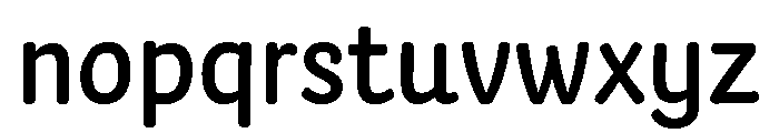 FinlaySans Medium Font LOWERCASE