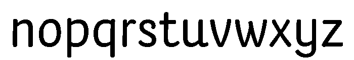 FinlaySans Regular Font LOWERCASE