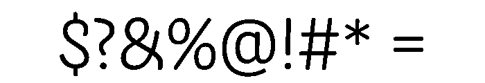 FinlaySans SemiLight Font OTHER CHARS