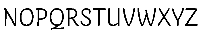 FinlaySans SemiLight Font UPPERCASE
