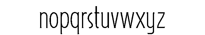 FitzroyDisplay Light Font LOWERCASE