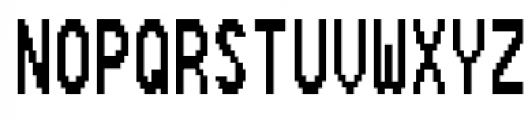 FixSys Regular Font UPPERCASE