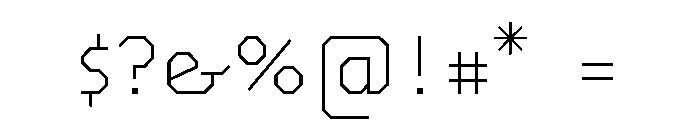 FIG Script Font OTHER CHARS