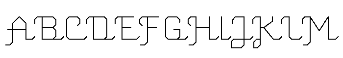 FIG Script Font UPPERCASE