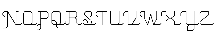 FIG Script Font UPPERCASE