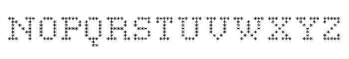 FIG Serif Font UPPERCASE