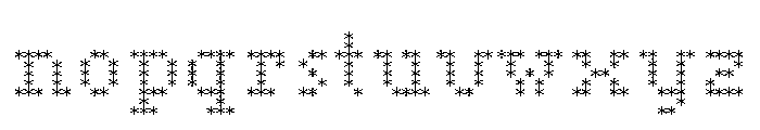 FIG Serif Font LOWERCASE