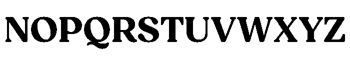Fields Bold Font UPPERCASE