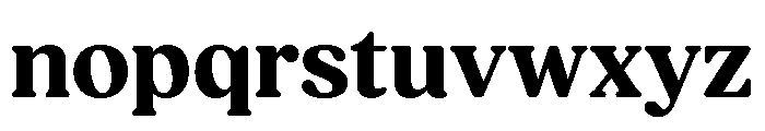 Fields Bold Font LOWERCASE