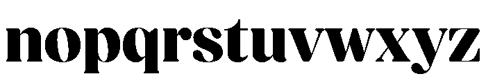 Fields Display Extra Bold Font LOWERCASE