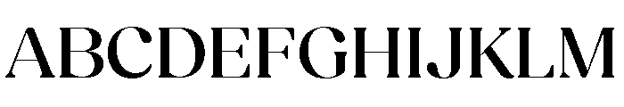 Fields Display Medium Font UPPERCASE
