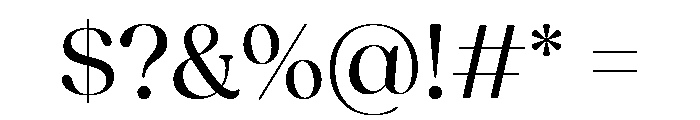 Fields Display Regular Font OTHER CHARS