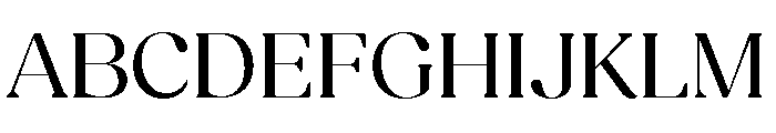 Fields Display Regular Font UPPERCASE