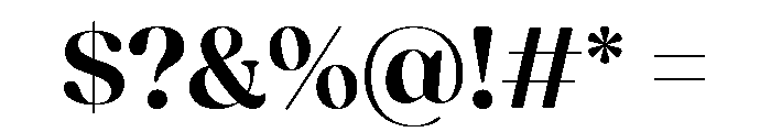 Fields Display Semi Bold Font OTHER CHARS