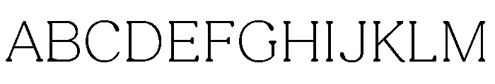 Fields Extra Light Font UPPERCASE