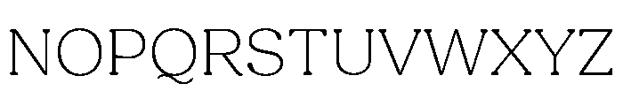 Fields Extra Light Font UPPERCASE