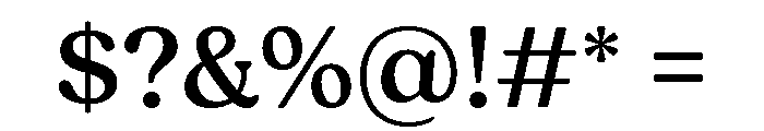 Fields Medium Font OTHER CHARS