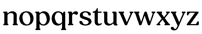 Fields Medium Font LOWERCASE